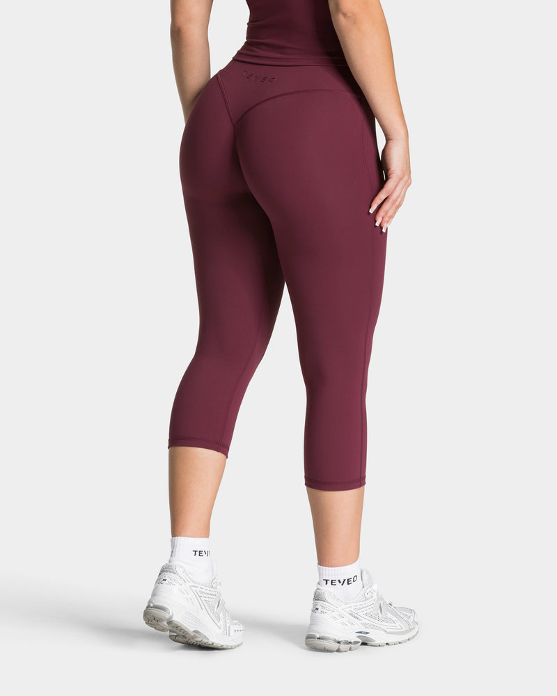 Allrounder Capri Leggings "Pflaume"