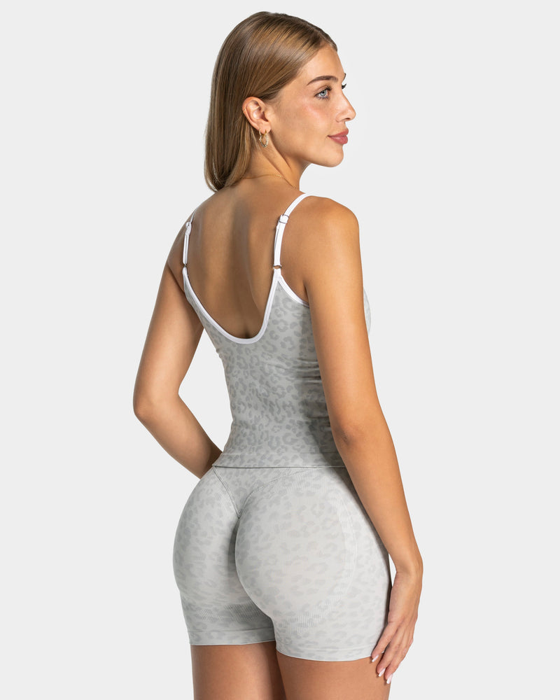 Contrastline Cami Top "Leo Hellgrau"