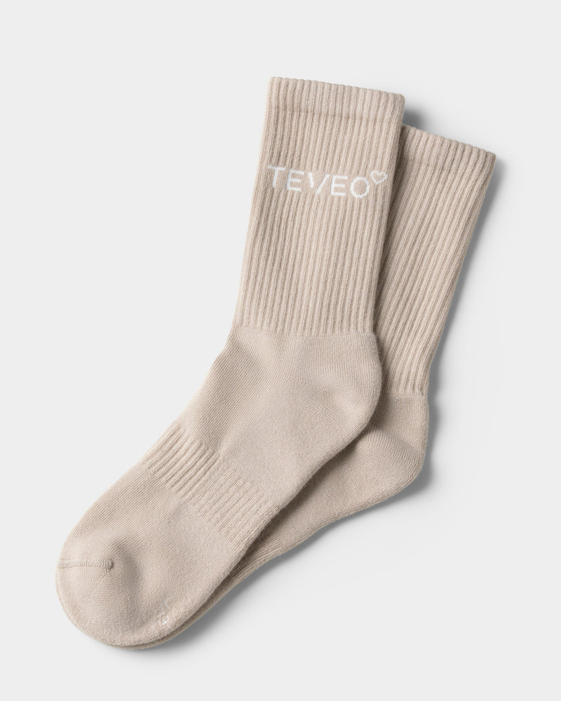 Contrastline Socken (2er-Pack) "Cream - Off White"