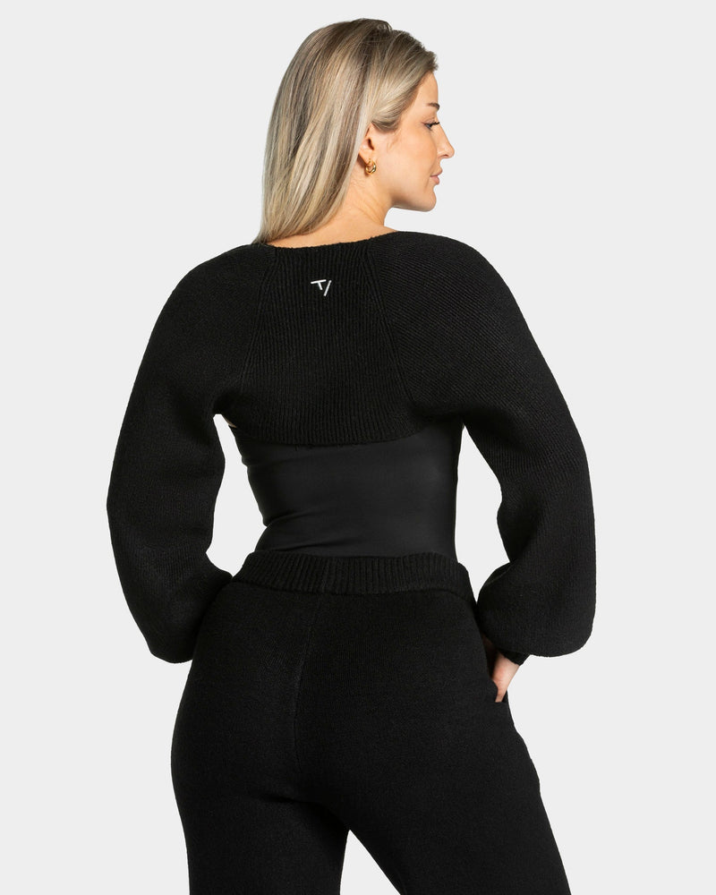 Knit Bolero "Schwarz"