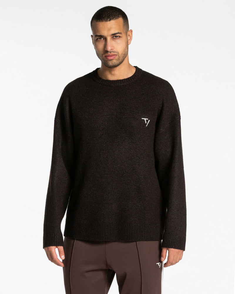 Knit Sweater "Dark Chocolate"