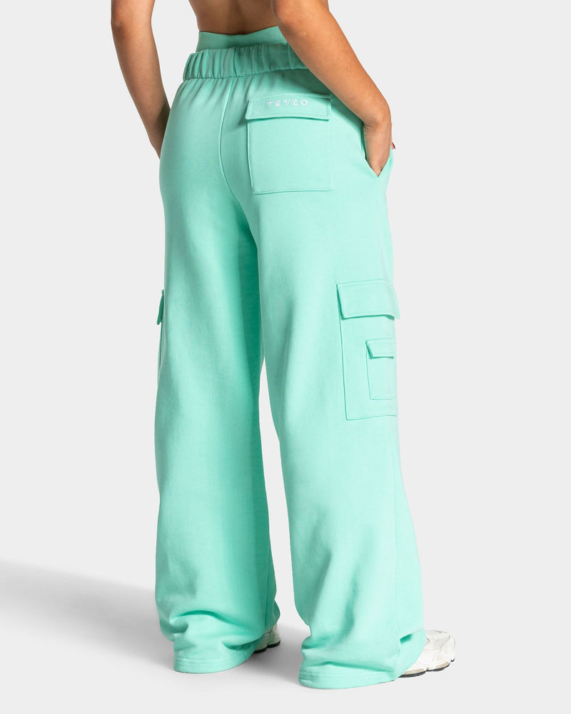 Lift Wide Leg Cargo Jogger "Mint"