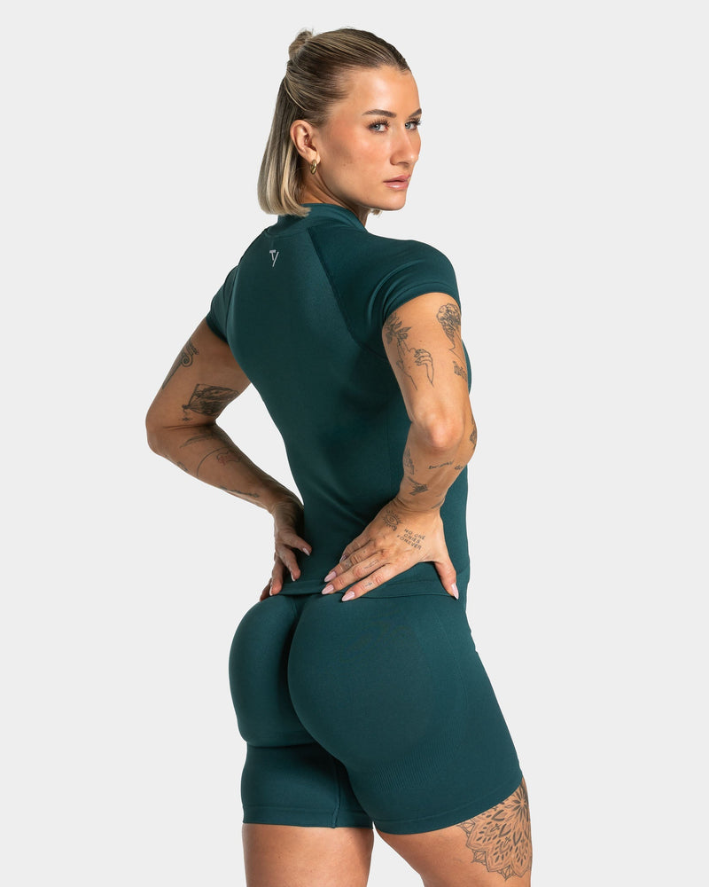 Lift Zip Shortsleeve "Teal"