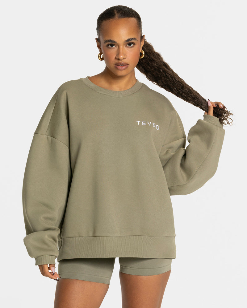 Signature Oversized Sweater "Khaki"