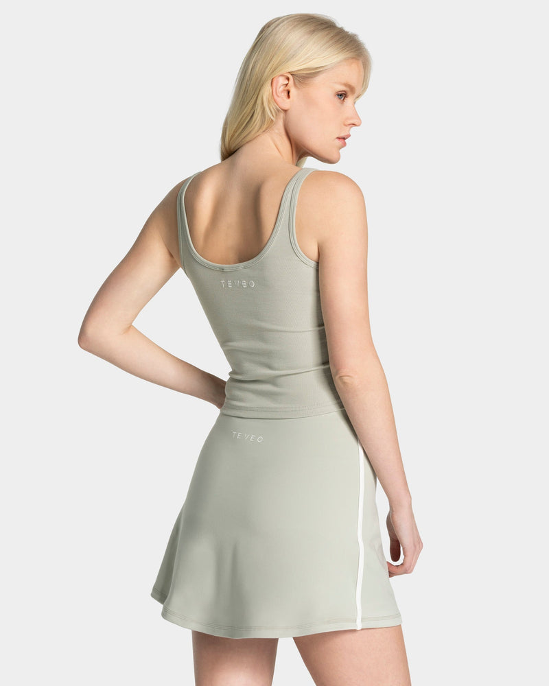 Soft Ribbed Top "Pistachio"