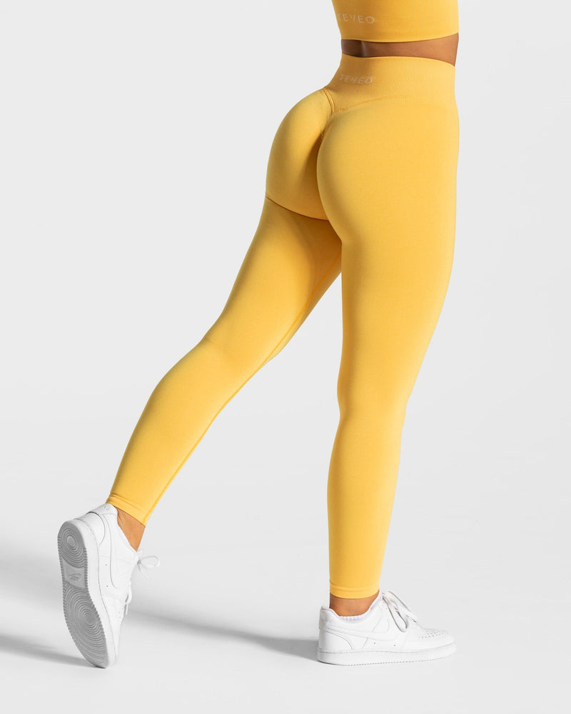 Statement Scrunch Leggings "Gelb"