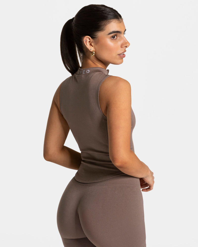 Timeless Pro Zip Tank "Mokka"