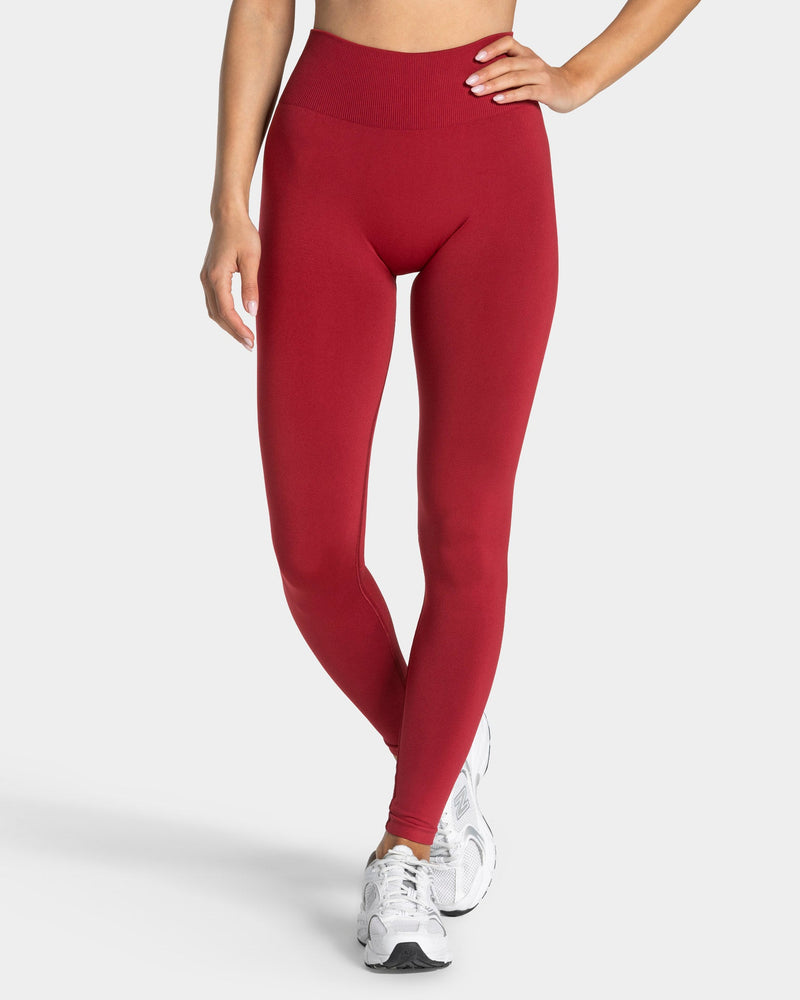 Timeless Pro Covert Scrunch Leggings "Cherry"