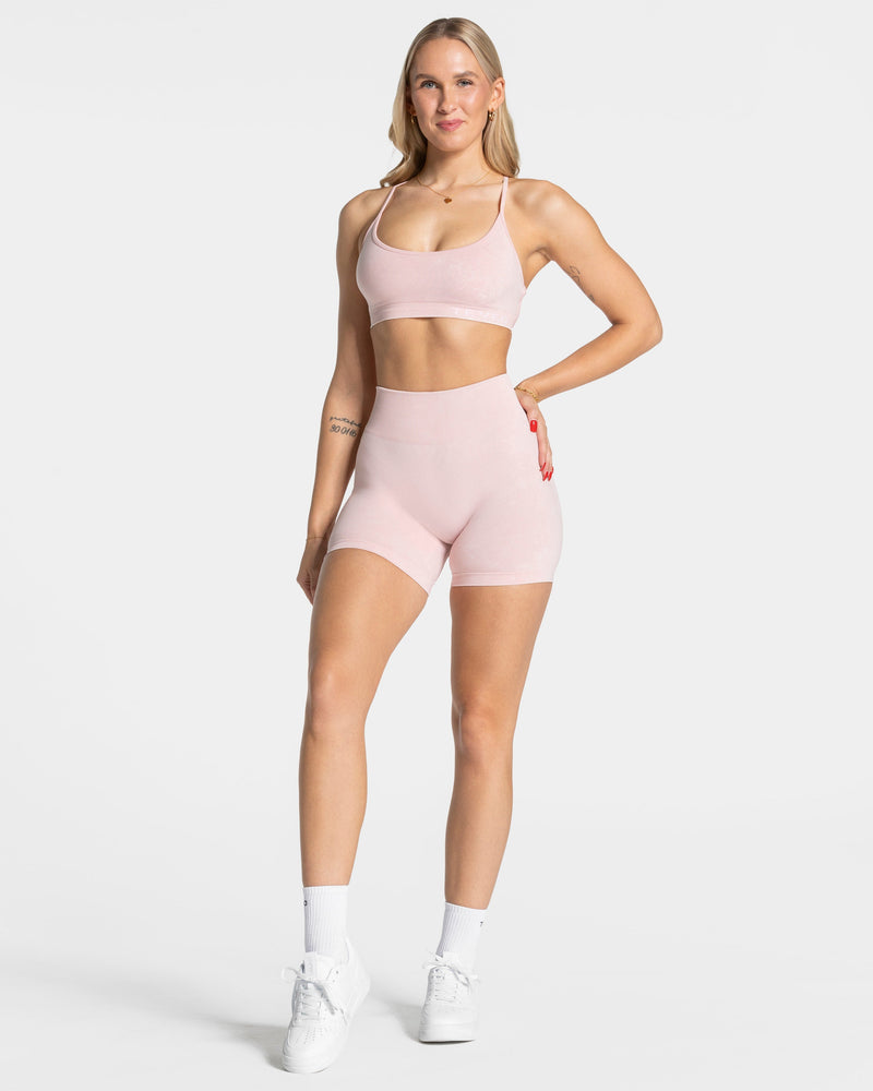 Acid Covert Scrunch Shorts  "Rosa"