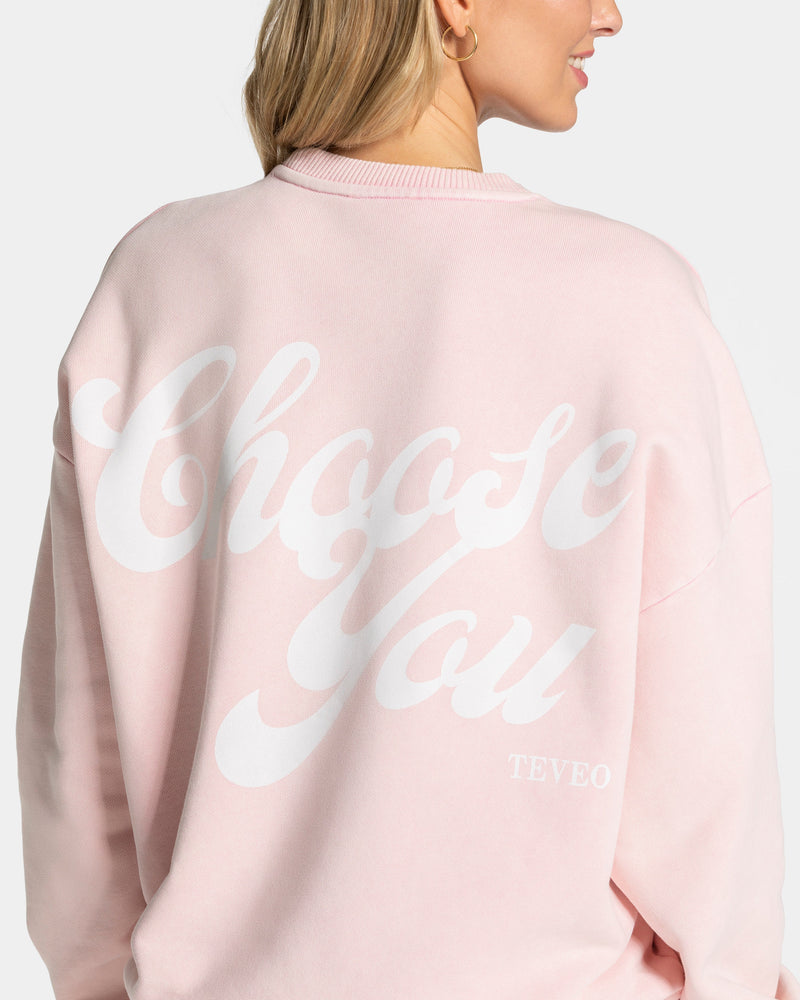 Acid Oversized Sweater "Rosa"