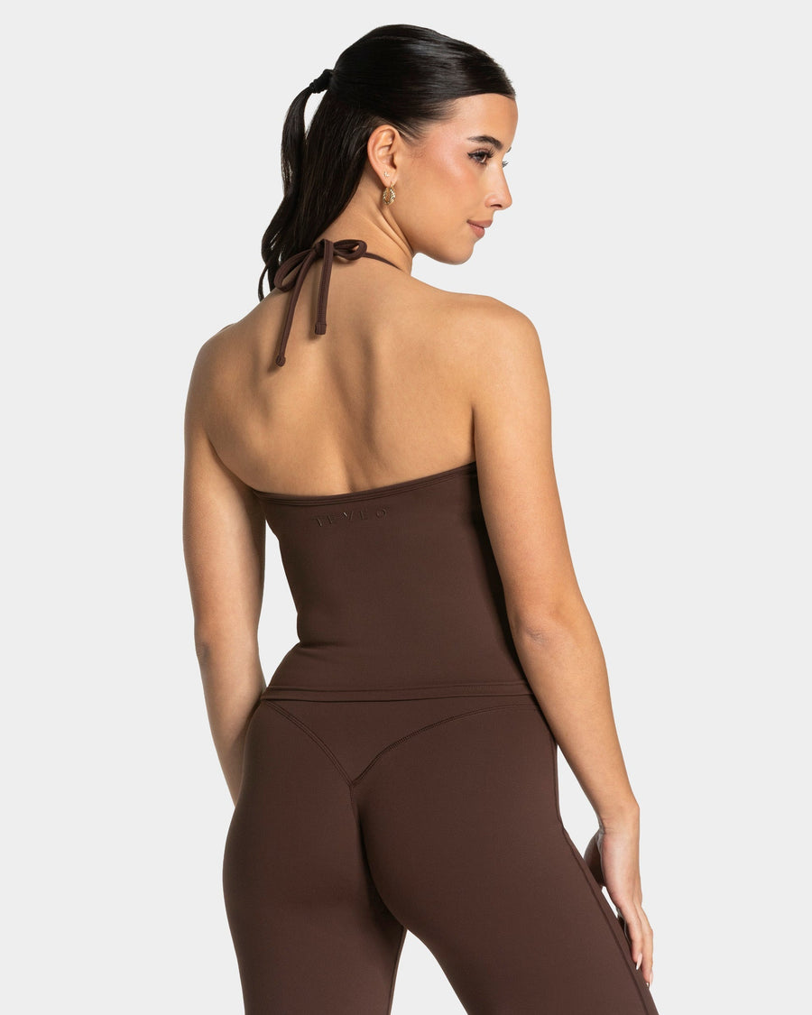 Allrounder Neckholder Cami Top "Espresso"