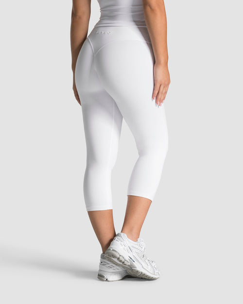 Allrounder Capri Leggings "Weiß"