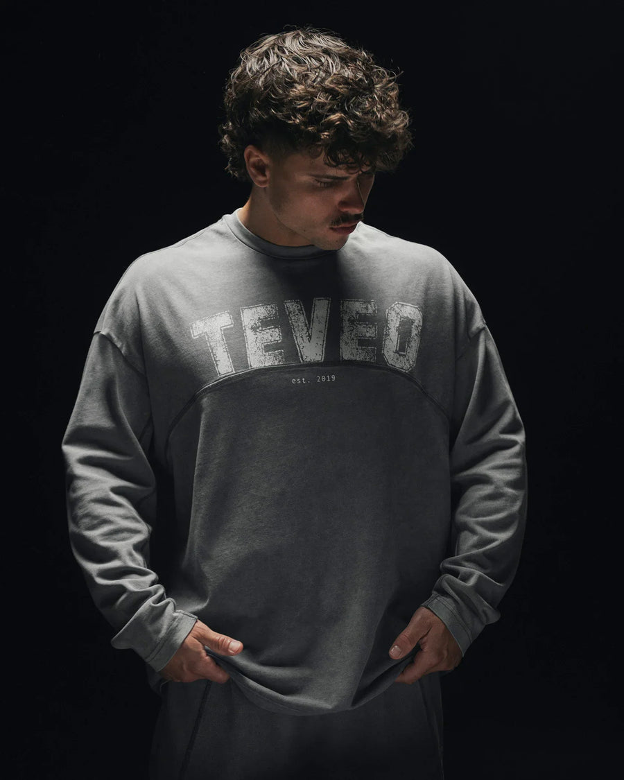 Legacy Lifting Oversized Longsleeve "Acid Grey"