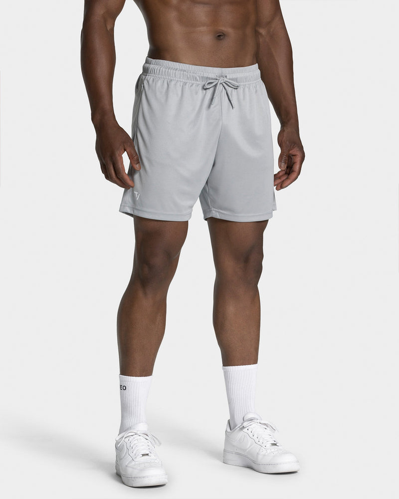 Baseline Mesh Shorts "Hellgrau"