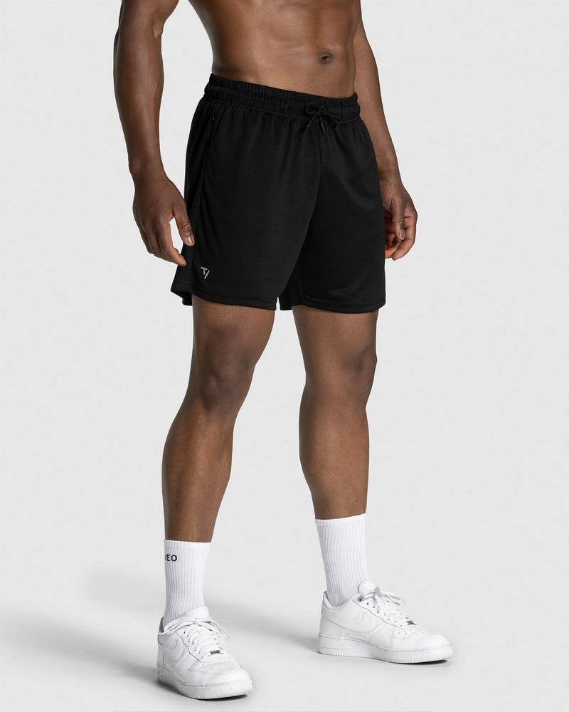 Baseline Mesh Shorts "Schwarz"