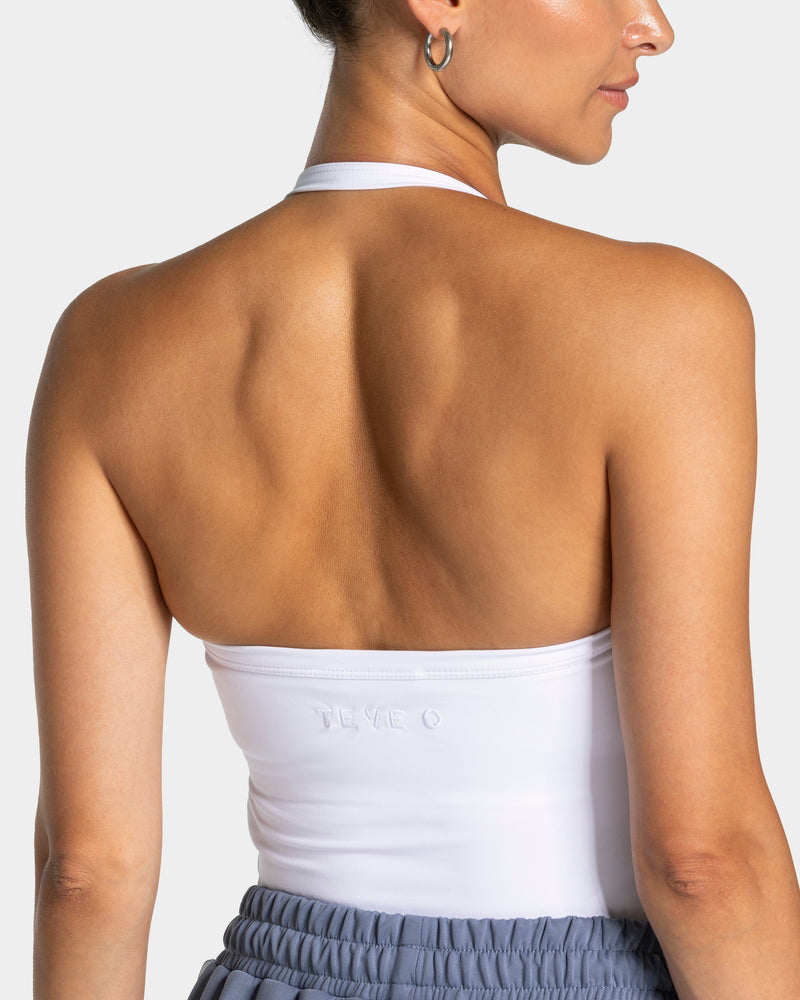 Club Neckholder Top "Weiß"