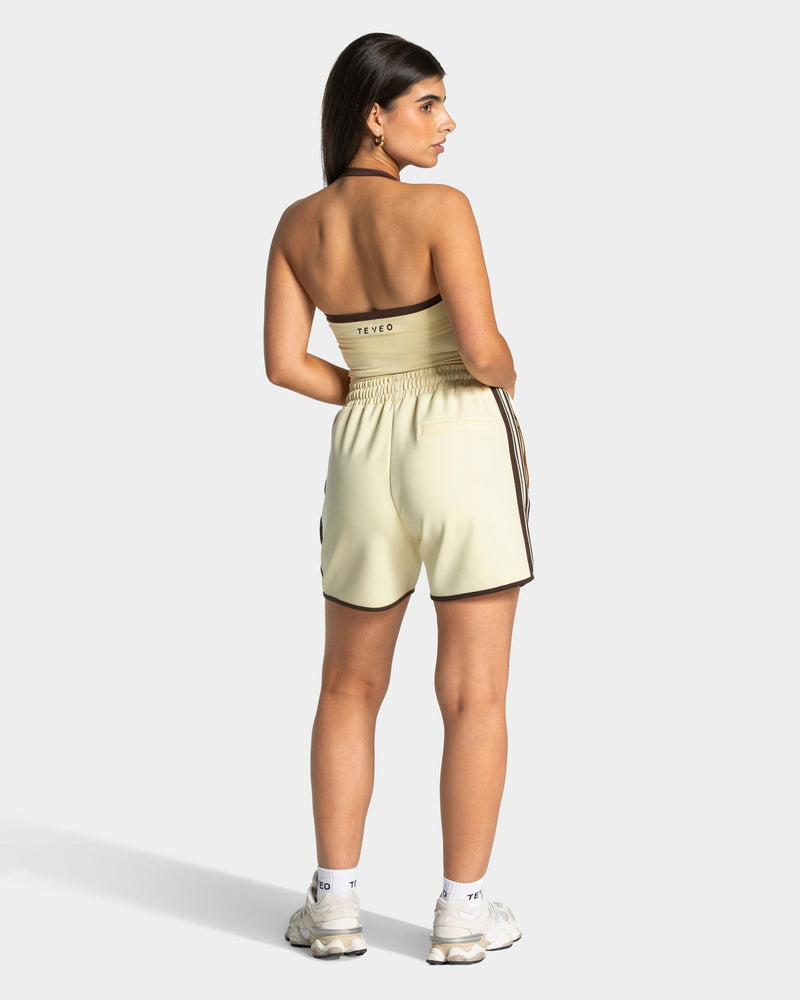 Club Neckholder Top "Butter Yellow"