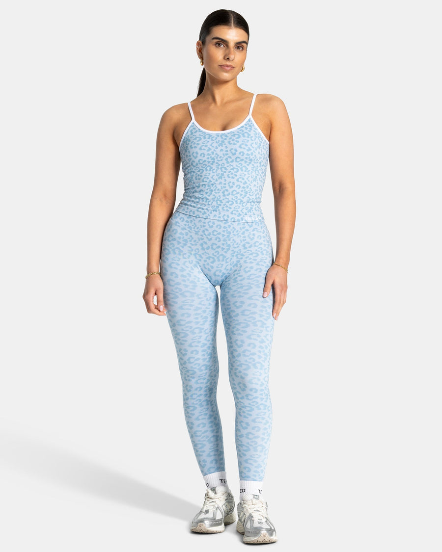Contrastline Cami Top "Leo Babyblau"