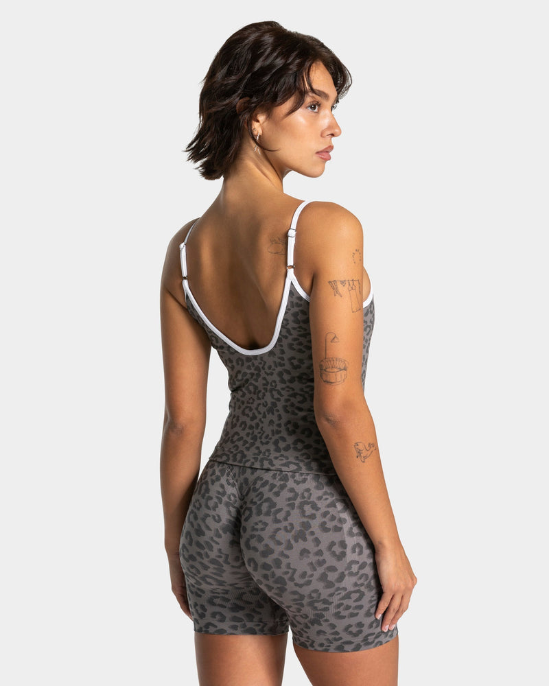 Contrastline Cami Top "Leo Graphit"