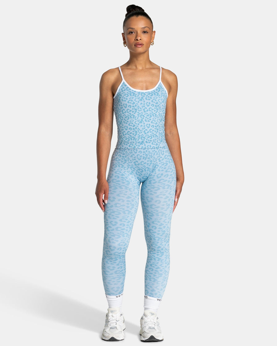 Contrastline Leggings "Leo Babyblau"