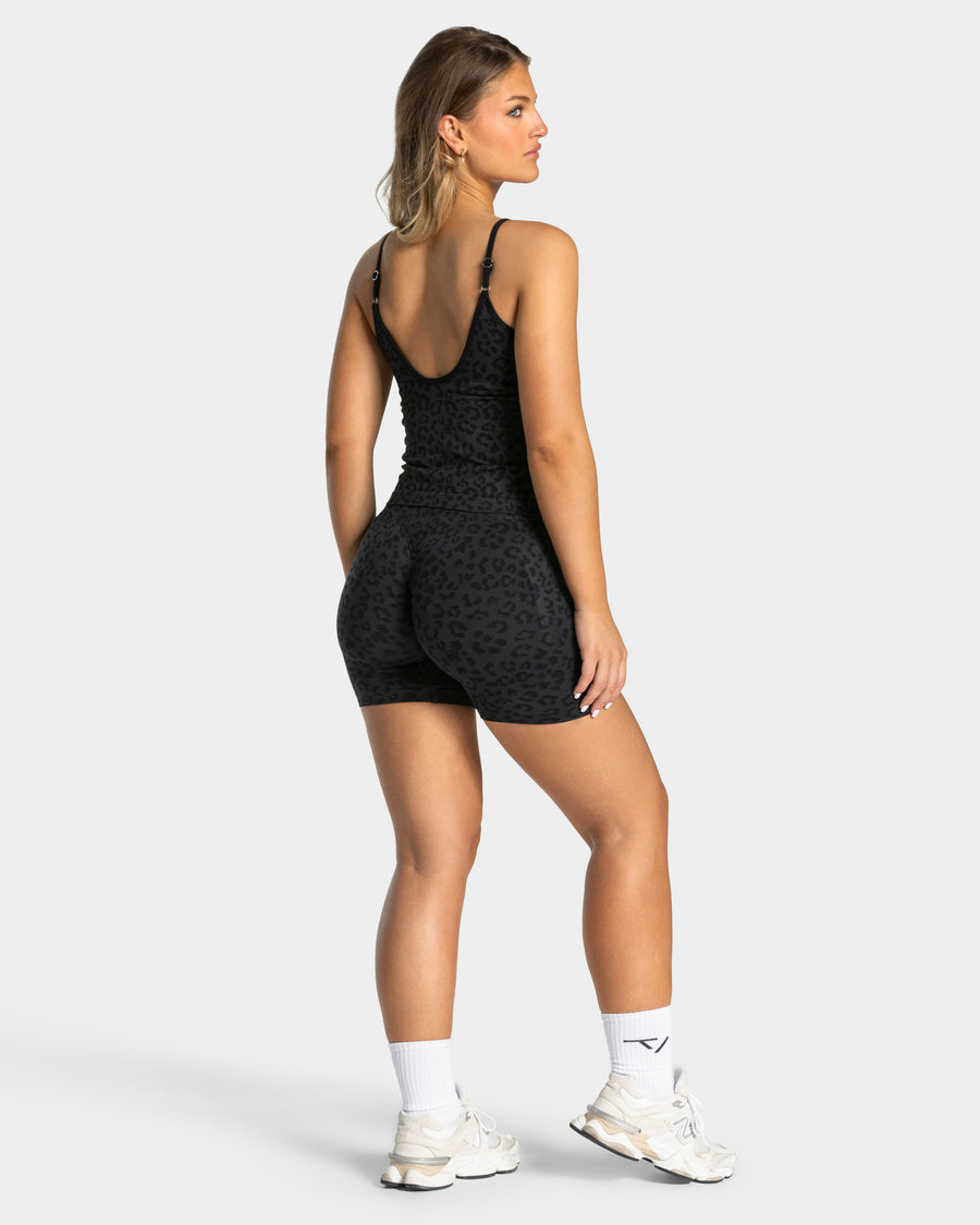 Contrastline Cami Top "Leo Schwarz"