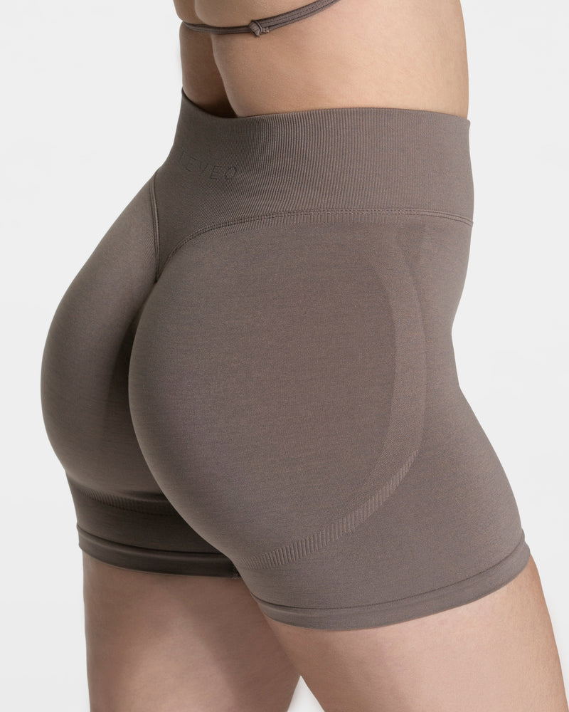 Femme Sculpt Scrunch Shorts "Mokka"