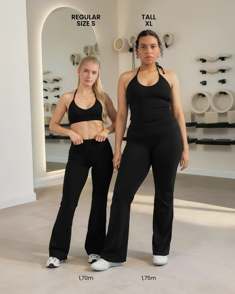 Allrounder Sculpt Scrunch Flared Leggings Regular "Schwarz"