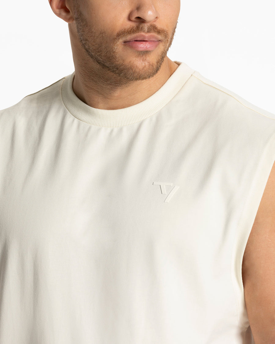 Contrastline Oversized Tank "Off White"