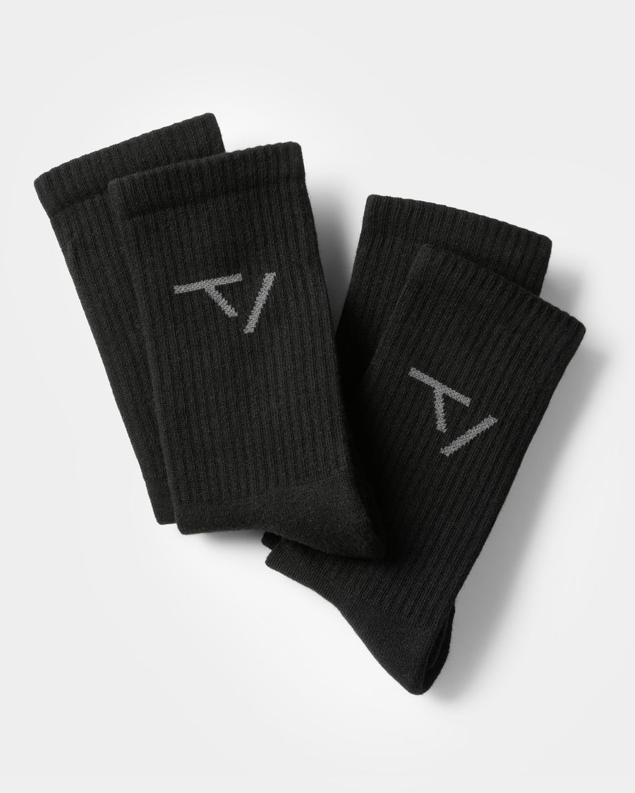 Contrastline TV Socken (2er-Pack) "Schwarz"