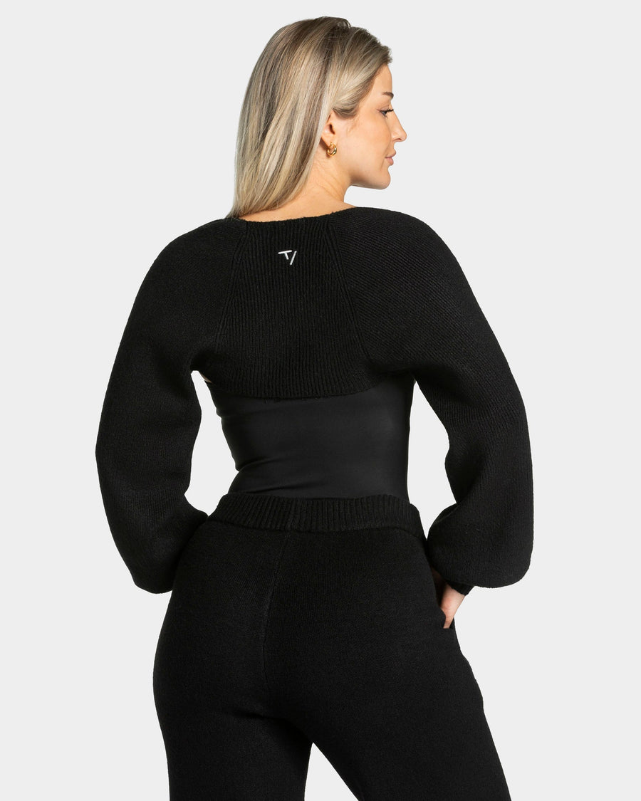 Knit Bolero "Schwarz"
