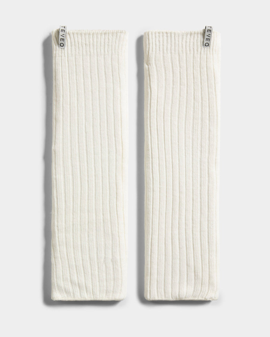 Knit Stulpen "Off White"