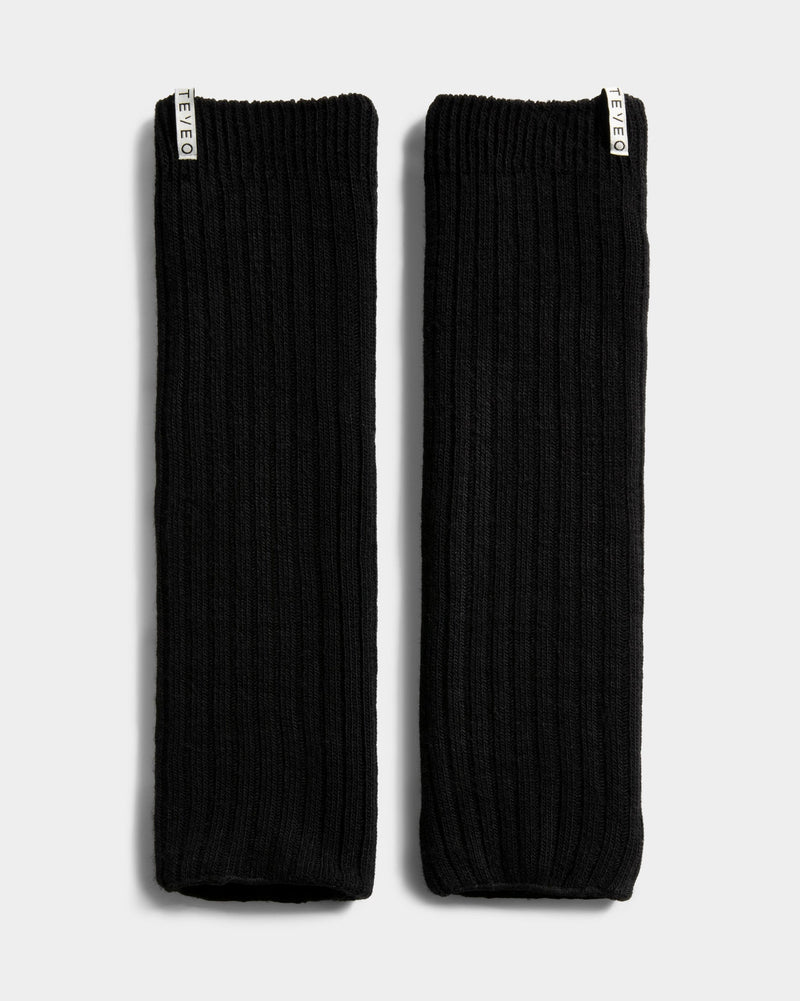 Knit Stulpen "Schwarz"