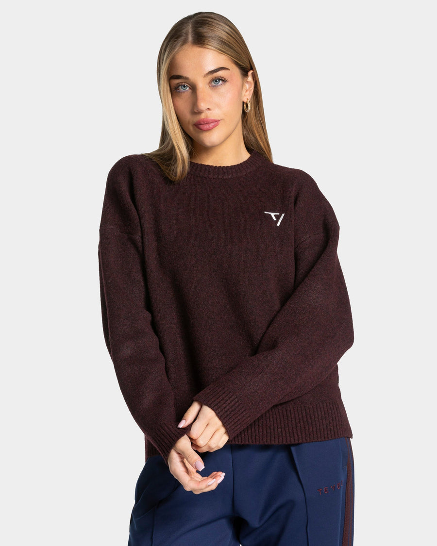 Knit Sweater "Merlot"