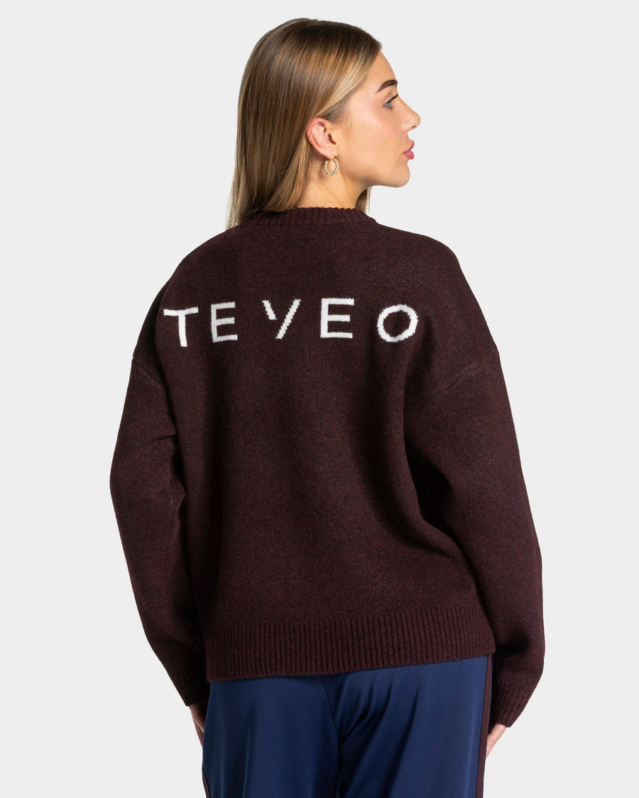 Knit Sweater "Merlot"