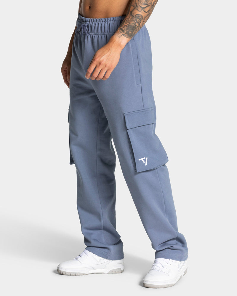 Lift Wide Leg Cargo Jogger "Stahlblau"
