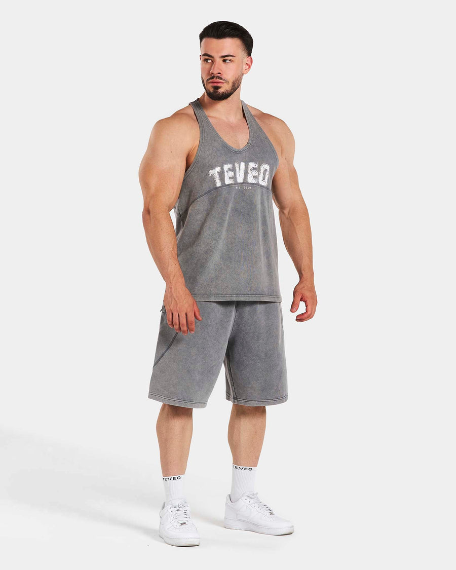 Legacy Lifting Oversized Shorts "Acid Grey"