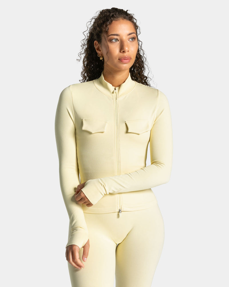 Lift Cargo Zip Jacke "Butter Yellow"