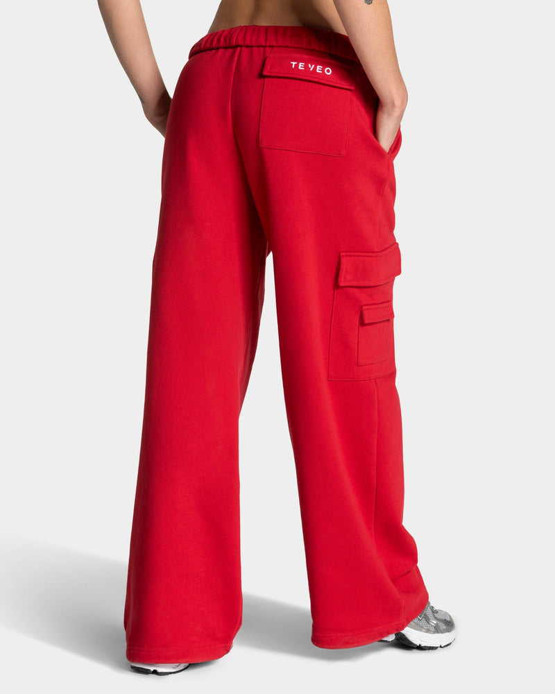 Lift Wide Leg Cargo Jogger "Chili"