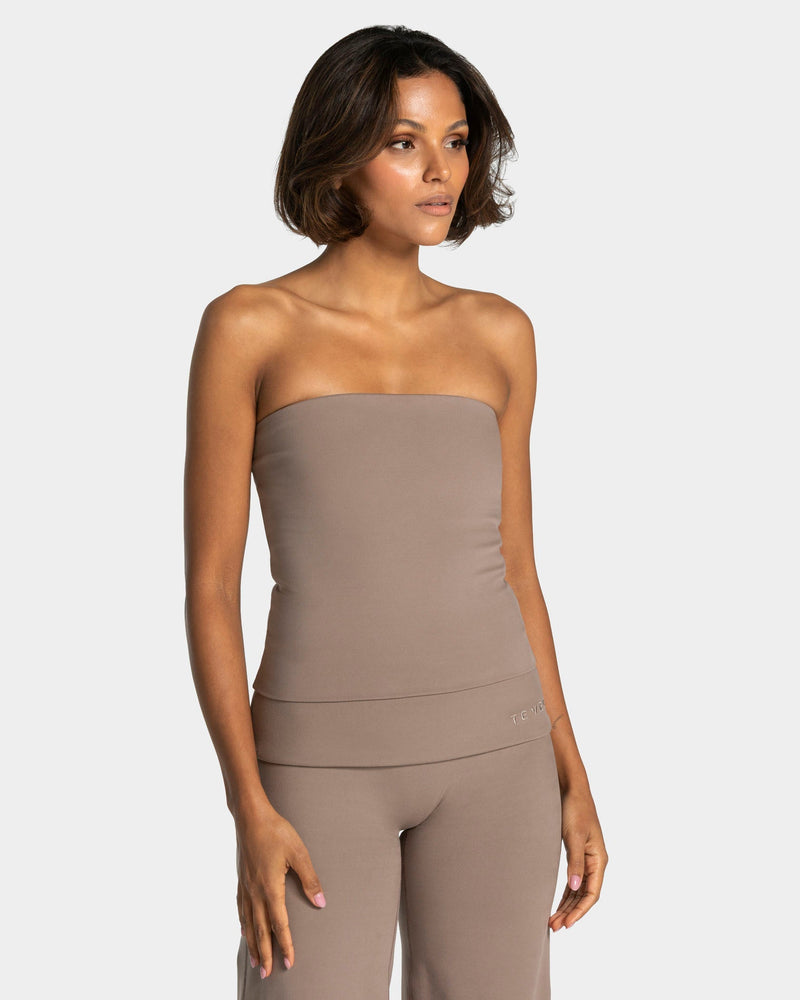 Mellow Bandeau Top Long "Mokka"