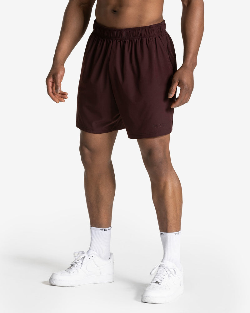 Pace Shorts 7 Inch "Merlot"
