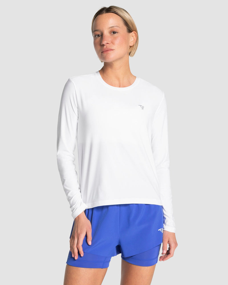 RUN Longsleeve "Weiß"