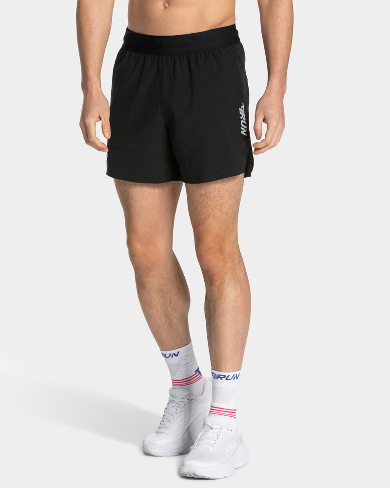 RUN Shorts 5 Inch "Schwarz"
