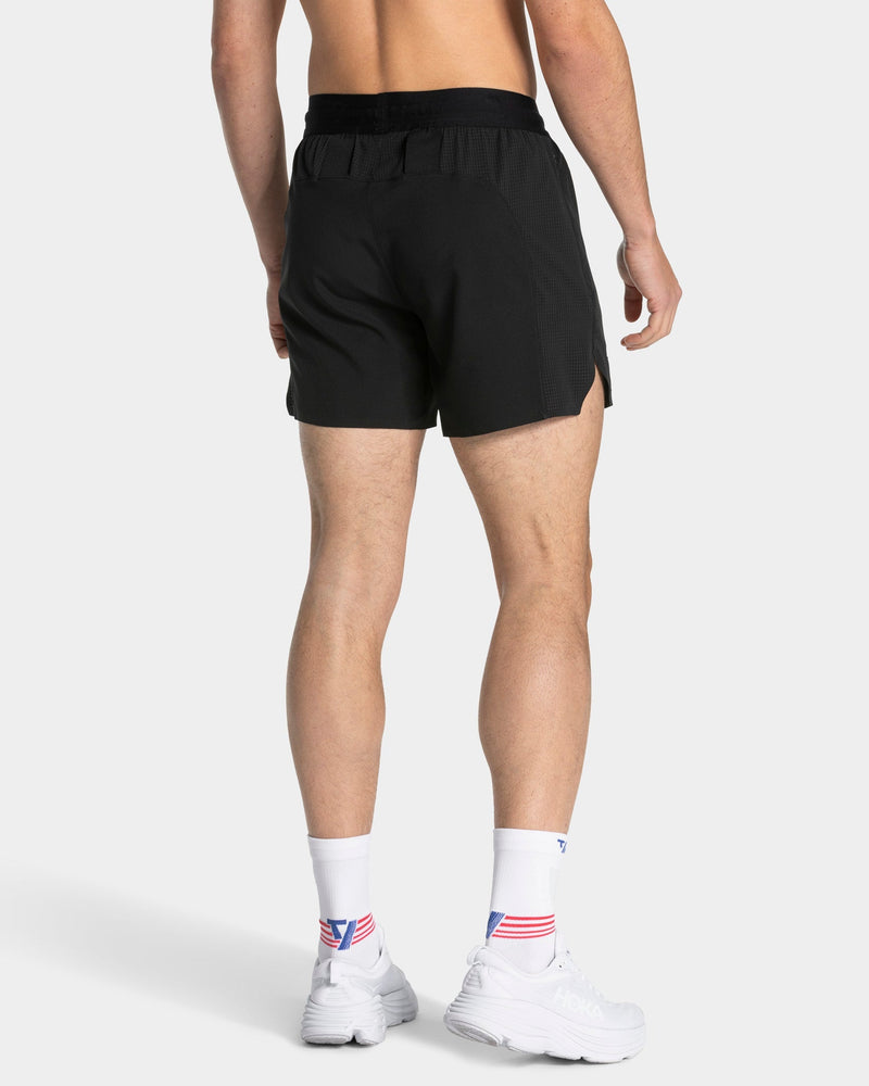 RUN Shorts 5 Inch "Schwarz"