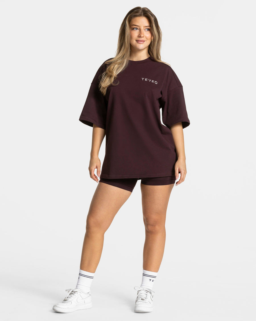 Signature Oversized T-Shirt "Merlot"