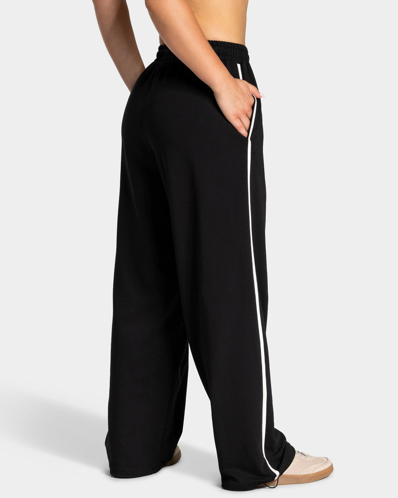 Soft Wide Leg Jogger Tall "Schwarz"
