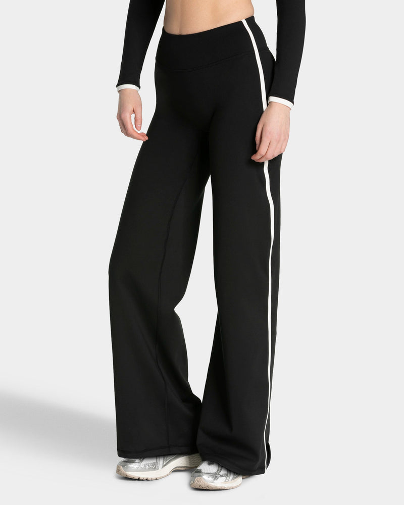 Soft Straight Leg Pants Tall "Schwarz"