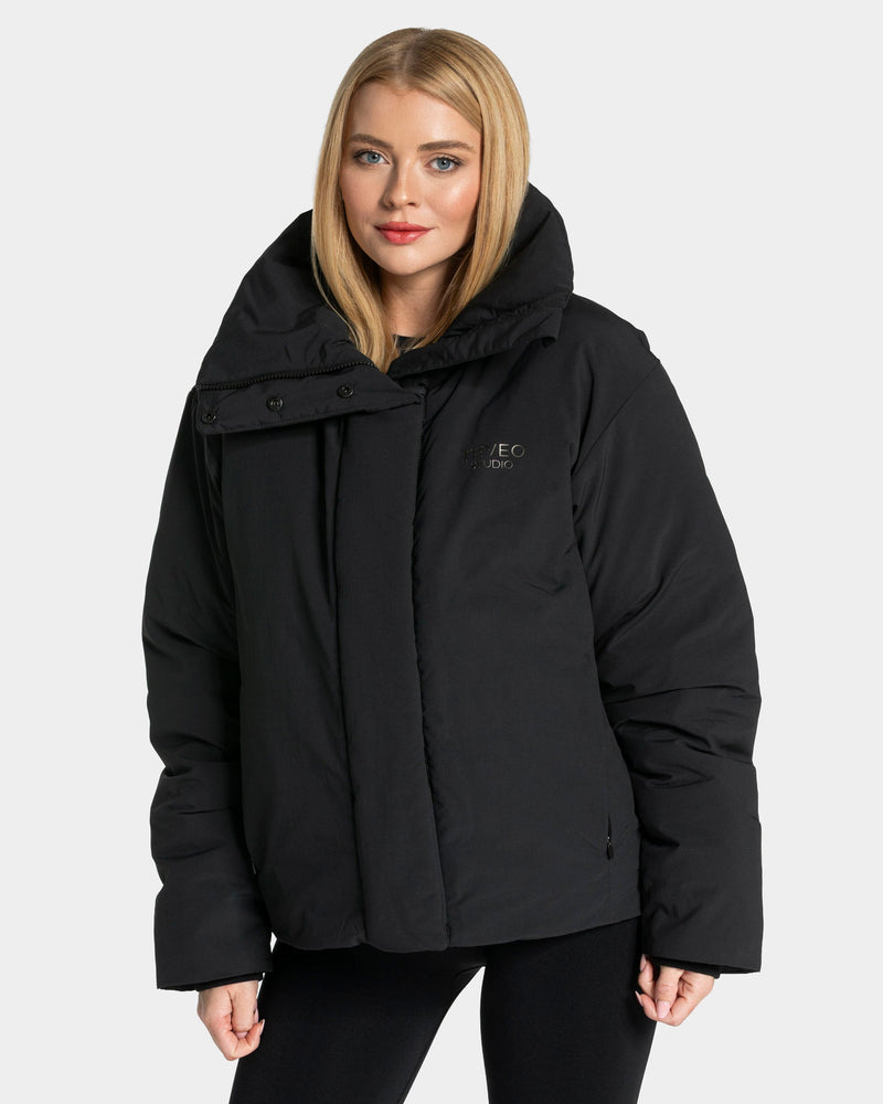 Studio Puffer Jacke "Schwarz"