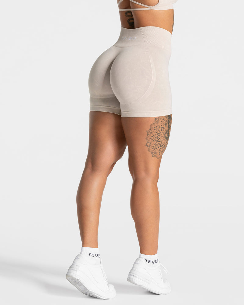 Acid Covert Scrunch Shorts  "Sand"