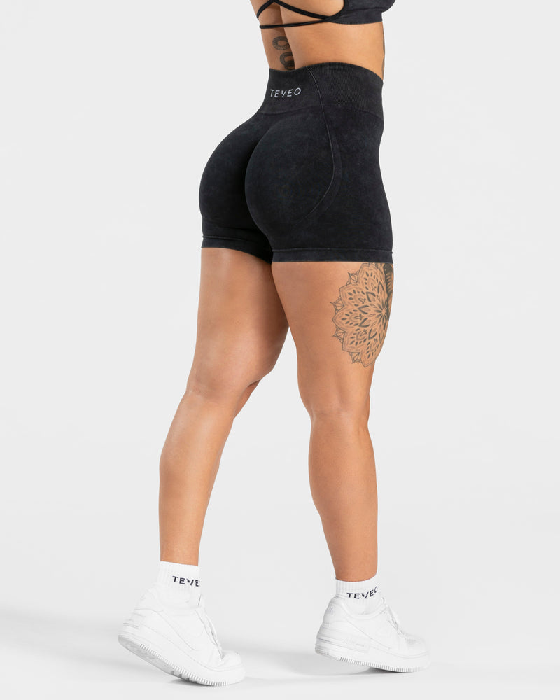 Acid Covert Scrunch Shorts "Schwarz"