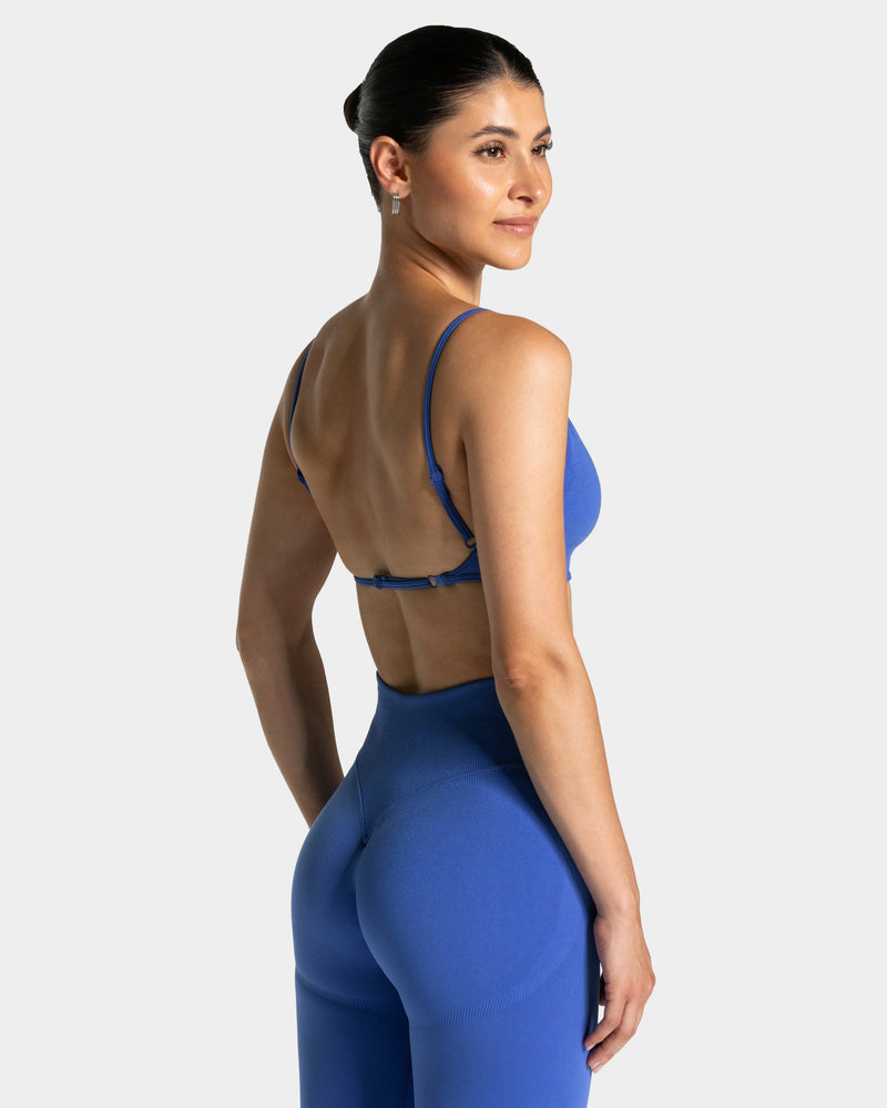 Femme Backless Bh "Royalblau"
